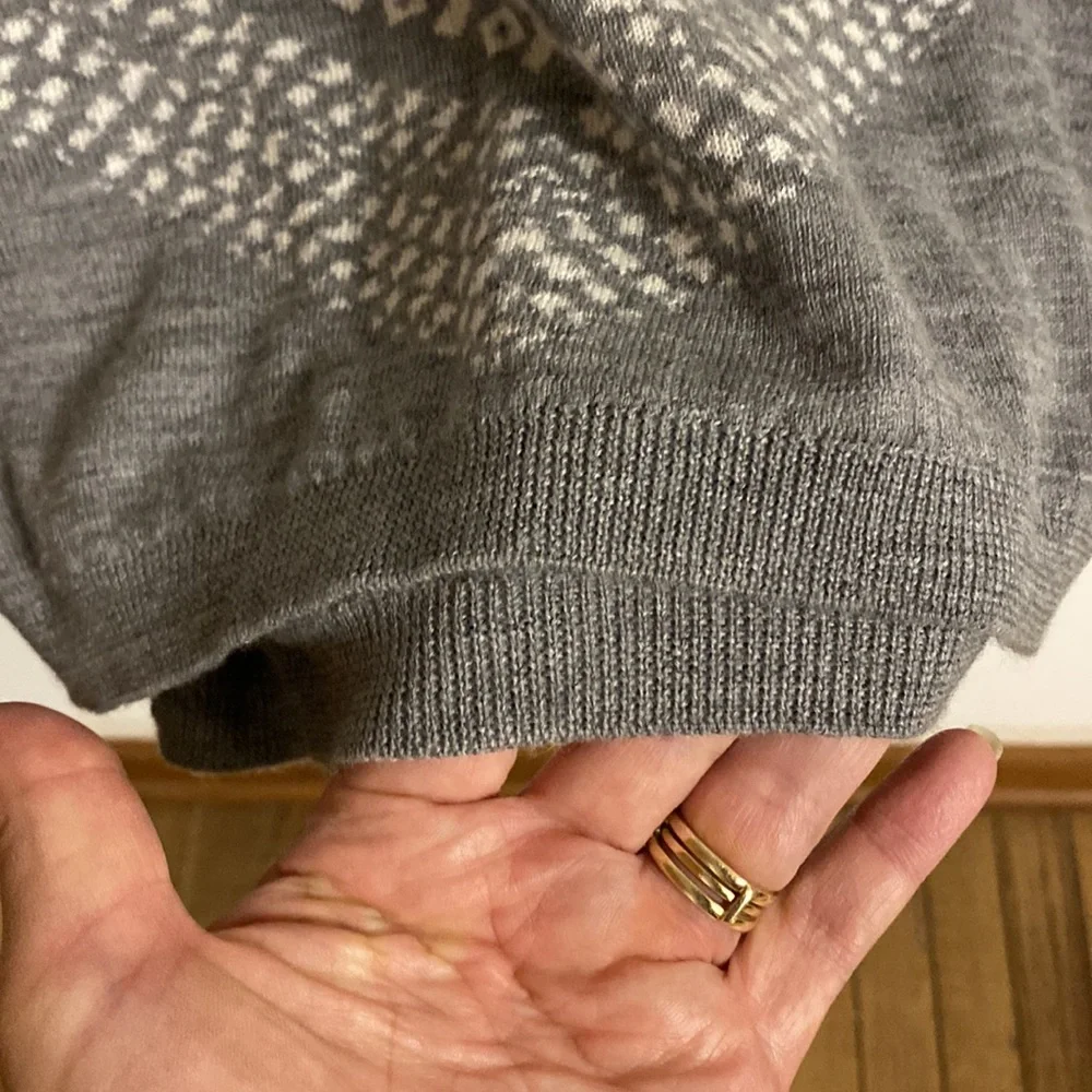 J. Crew Gray 100% Merino Wool